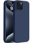 Apple iPhone 15 Uyumlu Silikon First Kapak Lacivert 1