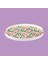 Evide Kitchen Pink Flower Oval Tepsi - Renkli - 39 cm 1