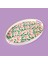 Evide Kitchen Pink Flower Oval Tepsi - Renkli - 39 cm 3
