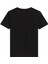 Siyah Bisiklet Yaka Logo Detaylı Kısa Kollu T-Shirt 2