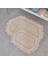 Soft Lace 2'li Banyo Paspası - Bej - 40X60 cm + 60X90 cm 1