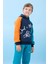 Erkek Çocuk Dad+Me Baskılı Kışlık Kapüşonlu Içi Polarlı Sweatshirt – Lacivert 3