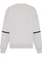 Ekru Bisiklet Yaka Baskılı Oversize Sweatshirt 7