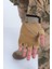 Combat Tactical Outdoor Kesik Parmaksız Eldiven Asker Polis Dağcı Sporcu Bisikletçi Kemik Eldiveni 4