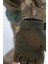 Combat Tactical Outdoor Kesik Parmaksız Eldiven Asker Polis Dağcı Sporcu Bisikletçi Kemik Eldiveni 2