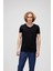 V-Neck T-Shırt Siyah Erkek T-Shirt 18.01.07.012-C01 1