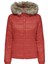 Onldogukan Fur Padded Kadın Kırmızı Mont 2
