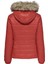 Onldogukan Fur Padded Kadın Kırmızı Mont 3
