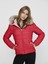 Onldogukan Fur Padded Kadın Kırmızı Mont 4