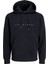 Hood Star Erkek Siyah Kapüşonlu Sweatshirt 7