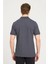 Regular Fit Normal Kesim Polo Yaka %100 Pamuk Antrasit Tişört 9