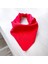 Unisex Kırmızı Renk Çok Amaçlı %100 Koton Bandana 1