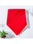 Unisex Kırmızı Renk Çok Amaçlı %100 Koton Bandana 2