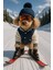 Snowboard Kayakçı Köpek Ev Duvar Salon Güzellik Salonu Ofis Dükkan Dekarasyon Kanvas Tablo 2