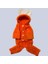 Teidi Turuncu Peluş Küçük Irk Köpek Tulumu 3