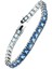 Sky Diamond Blue Creative Sapphire 925ayar Gümüş Lüks Su Yolu Bileklik 2