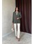 Haki Blazer Ceket 2