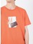 Bisiklet Yaka Baskılı Turuncu Erkek T-Shirt M5SM-TST1298 4