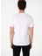 Bisiklet Yaka Beyaz Erkek T-Shirt Lıonel 5