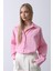Geniş Manşet Detaylı Gömlek - Şeker Pembe 4