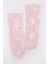 Pembe Papatya Desenli Kız Çocuk Tül Çorap 3