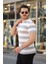 Erkek Çift Renk Pamuklu Örme Kumaş Kısa Kollu T-Shirt 2