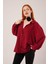 Basic Oversize Bordo Gömlek 4