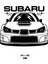 Subaru Modifiyeli Araba Duvar Özel Yeni Sticker Yapıştırma (Sudan ve Nemden Etkilenmez) 3