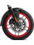 Kırmızı Bajaj N250 Geniş Jant Sticker Etiket Modeli 2