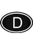 D Almanya Ülke Logosu Oto Özel Yeni Sticker 15 x 9 cm 1