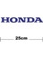 Honda Logo Yazı Sticker Etiket Tek Renk 3