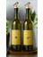 Ahşap Stantlı Amber 2 Adet Gold Tıpalı Gold Etiketli 750 ml Zeytinyağı Ayçiçek Yağı Sıvı Yağ Şişesi 3