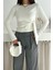 Kadın Belden Bağlamalı Uzun Kollu Bluz – Minimal & Şehirli Stil 4