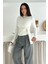 Kadın Belden Bağlamalı Uzun Kollu Bluz – Minimal & Şehirli Stil 5