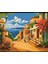 Sayılarla Boyama Seti 40X50 cm (Çıtalı) Fırça Boya Dahil Numaralı Tuval Yelken Manzara 1