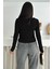 Kadın Belden Bağlamalı Uzun Kollu Bluz – Minimal & Şehirli Stil 4
