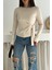 Kadın Belden Bağlamalı Uzun Kollu Bluz – Minimal & Şehirli Stil 2