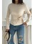 Kadın Belden Bağlamalı Uzun Kollu Bluz – Minimal & Şehirli Stil 3