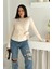 Kadın Belden Bağlamalı Uzun Kollu Bluz – Minimal & Şehirli Stil 4