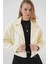 Kısa Kaşe Krem Kadın Ceket 0717 1