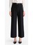 Culotte Yüksek Bel Düz Paça Siyah Kadın Pantolon E7242AX/BK81 5