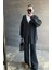 Yeni Sezon Antrasit Çelik Örme Çift Fermuarlı Triko Takım 3