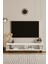 Mila beyaz Mdf 160 cm Tv Ünitesi-Raflı,kapaklı,ayaklı 3