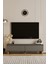 Mila gri Mdf 160 cm Tv Ünitesi-Raflı,kapaklı,ayaklı 1
