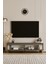 Mila gri Mdf 160 cm Tv Ünitesi-Raflı,kapaklı,ayaklı 3
