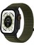 Apple Watch 10 46MM 6/7/8 Se Ultra Uyumlu 42/44/45/49MM Hasır Örgü Cırtlı Kumaş Kordon Kayış - Kumaş Örgü Kordon 1