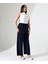 Büyük Beden Esnek Beli Lastikli Pantolon 4