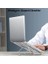 Katlanabilir Laptop Standı, Metal Dizüstü Bilgisayar Standı, Macbook, Notebook, 10-17 Inç Laptop Uyumlu, Taşınabilir Ergonomik Gümüş Bilgisayar Standı 2