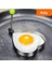 3 Lü Metal Omlet ve Krep Kalıbı Seti | Yuvarlak, Kalp ve Yıldız Şekilli Yanmaz & Yapışmaz Pişirme Kalıpları | Kahvaltı, Yumurta, Pancake ve Krep Için Şekil Verici 3