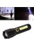 P50 + Cob LED Zoomlu Alüminyum Şarjlı El Feneri | Süper Parlak 800 Lümen, 3 Modlu, 800 Mah Kapasite, USB Şarj, Taşıma Çantalı 2